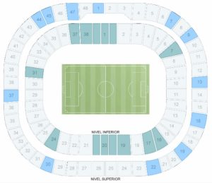 Estadio Chivas Akron Mapa de boletos